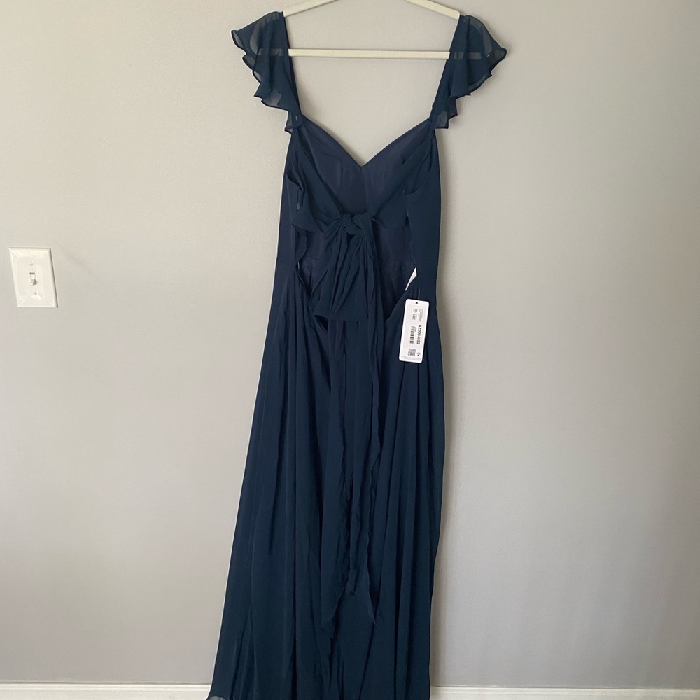 AZAZIE Everett Dress Navy size 14 - Picture 8 of 11